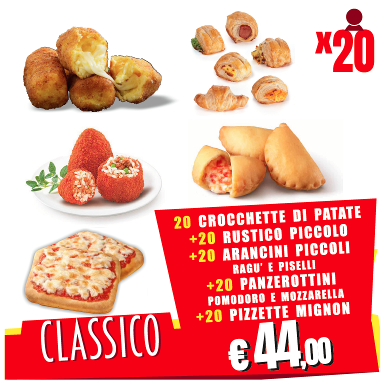 MENU CLASSICO X20